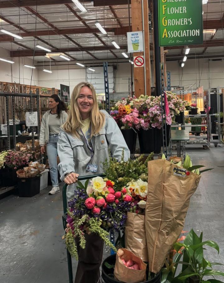 Gathering flowers for my Summer Soiree/client appreciation event!